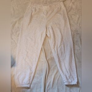TNA Light Grey Sweatfleece Joggers